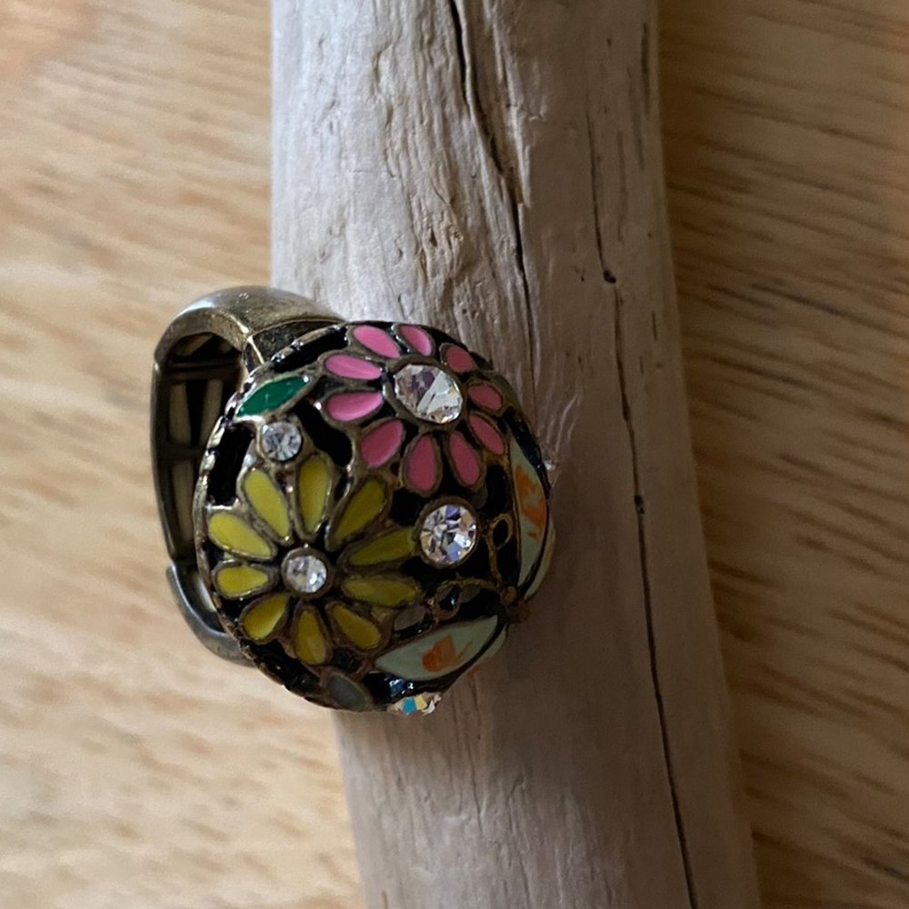 BOHO Flower Ring (Strechy)
